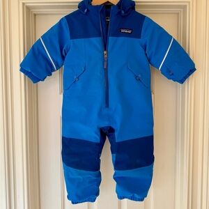Patagonia Vibrant Blue Infant Snowsuit